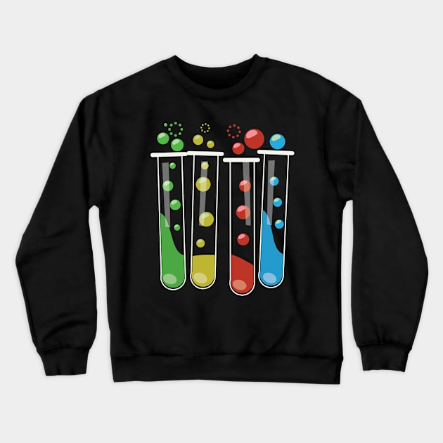 Scientific Test Tubes Crewneck Sweatshirt by nickemporium1